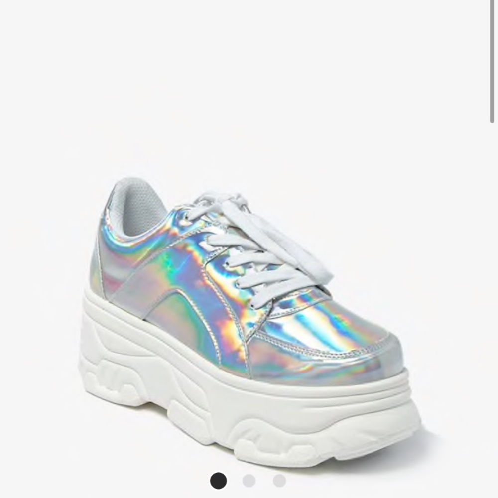 NWOT Iridescent Chunky Sneaker